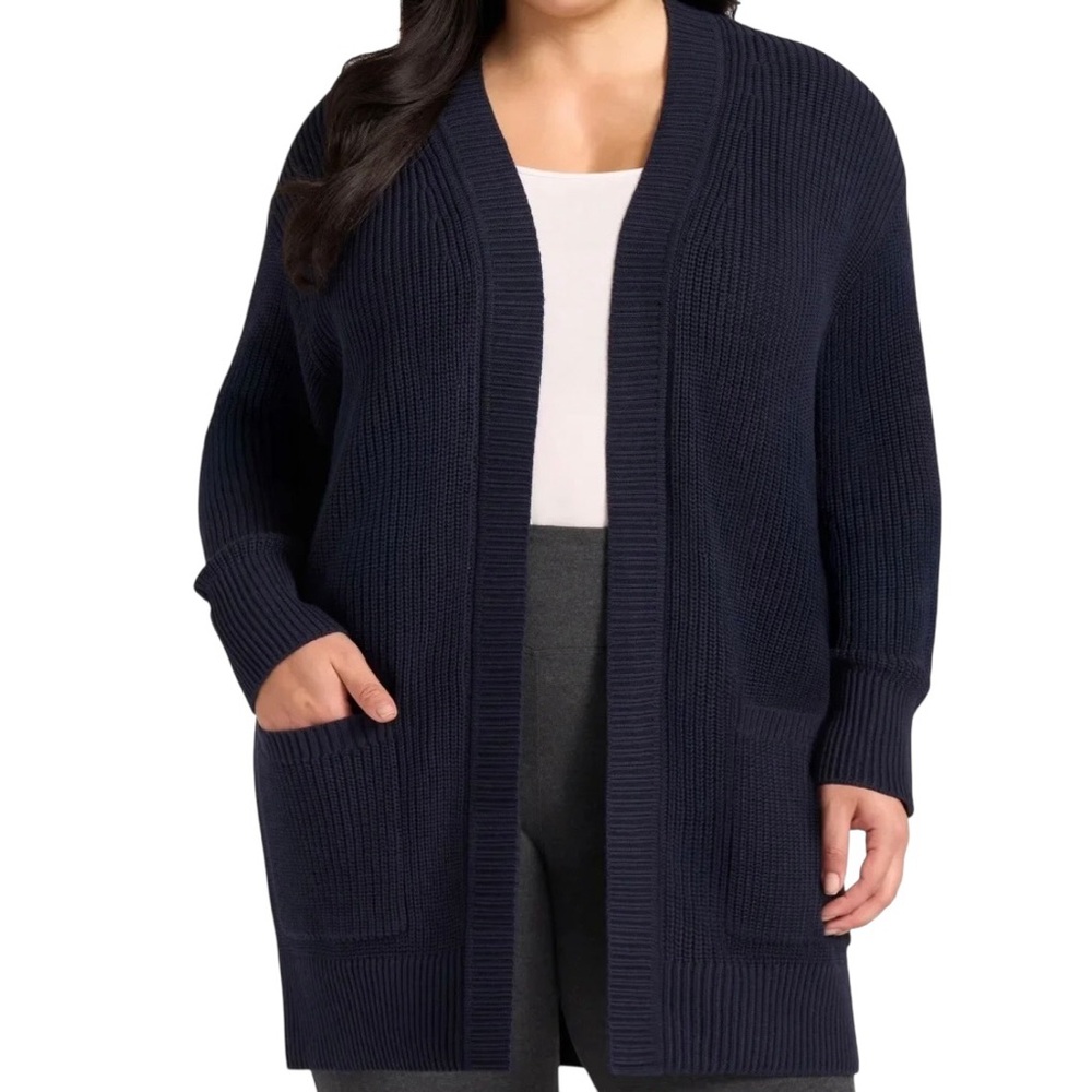 NWT/Max & Mia/Women's Open Front Long Sleeve/Cardigan Sweater/Size: XXL